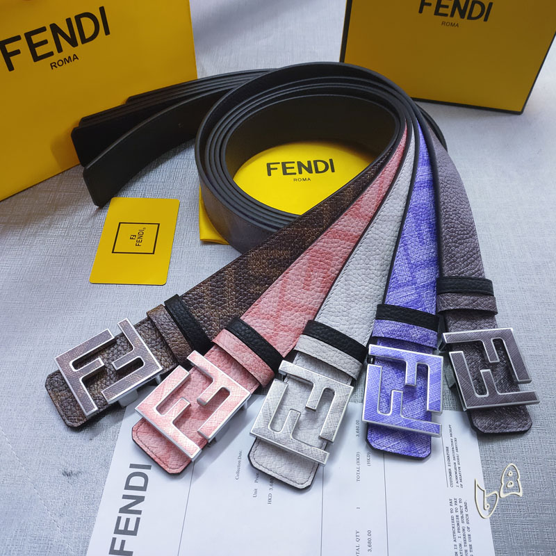 Fendi belt 38mmX80-125cm lb (51)
