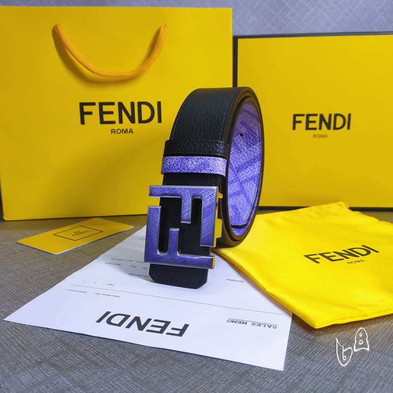 Fendi belt 38mmX80-125cm lb (62)