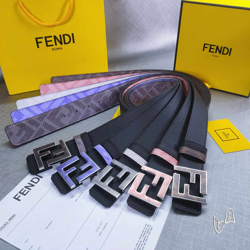 Fendi belt 38mmX80-125cm lb (68)