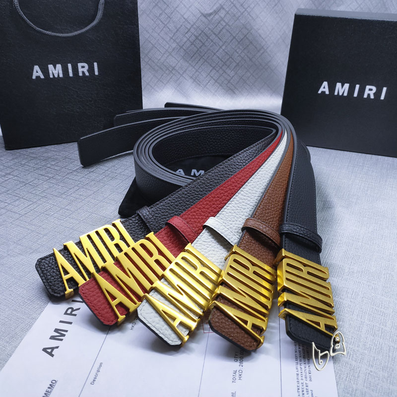 Amiri belt 38mmX80-125cm lb (34)