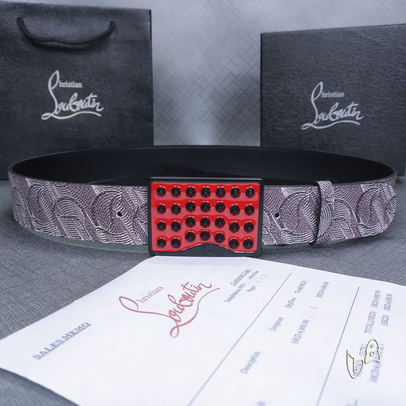 Louboutin belt 38mm 80-125cm  lb (10)