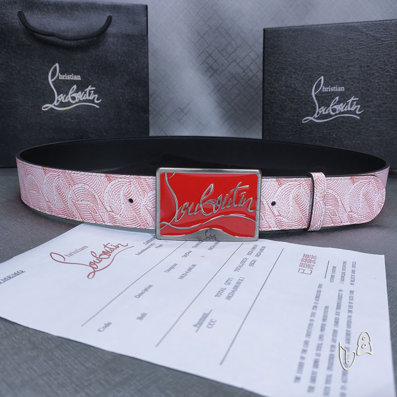 Louboutin belt 38mm 80-125cm  lb (15)