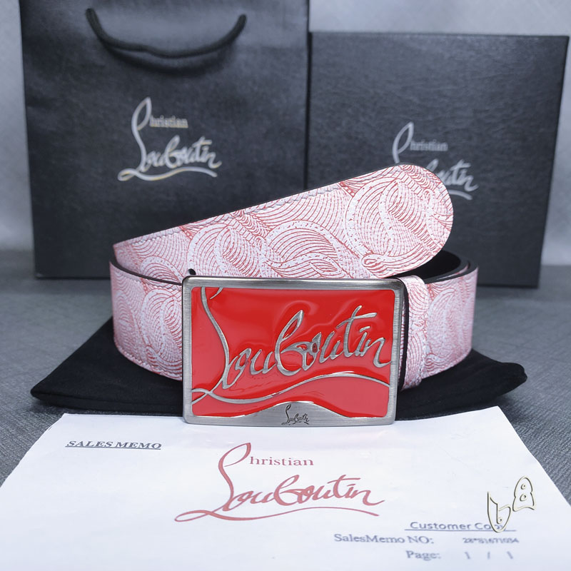 Louboutin belt 38mm 80-125cm  lb (17)