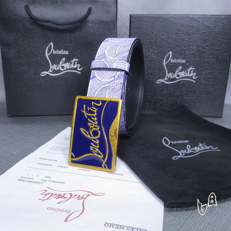 Louboutin belt 38mm 80-125cm  lb (19)