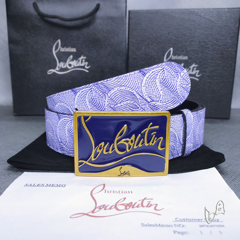 Louboutin belt 38mm 80-125cm  lb (20)