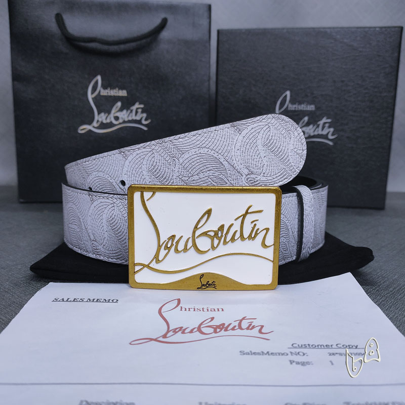 Louboutin belt 38mm 80-125cm  lb (23)