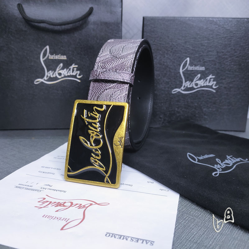 Louboutin belt 38mm 80-125cm  lb (25)