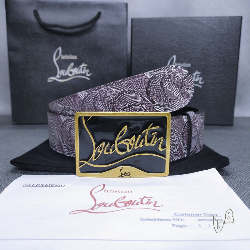 Louboutin belt 38mm 80-125cm  lb (26)