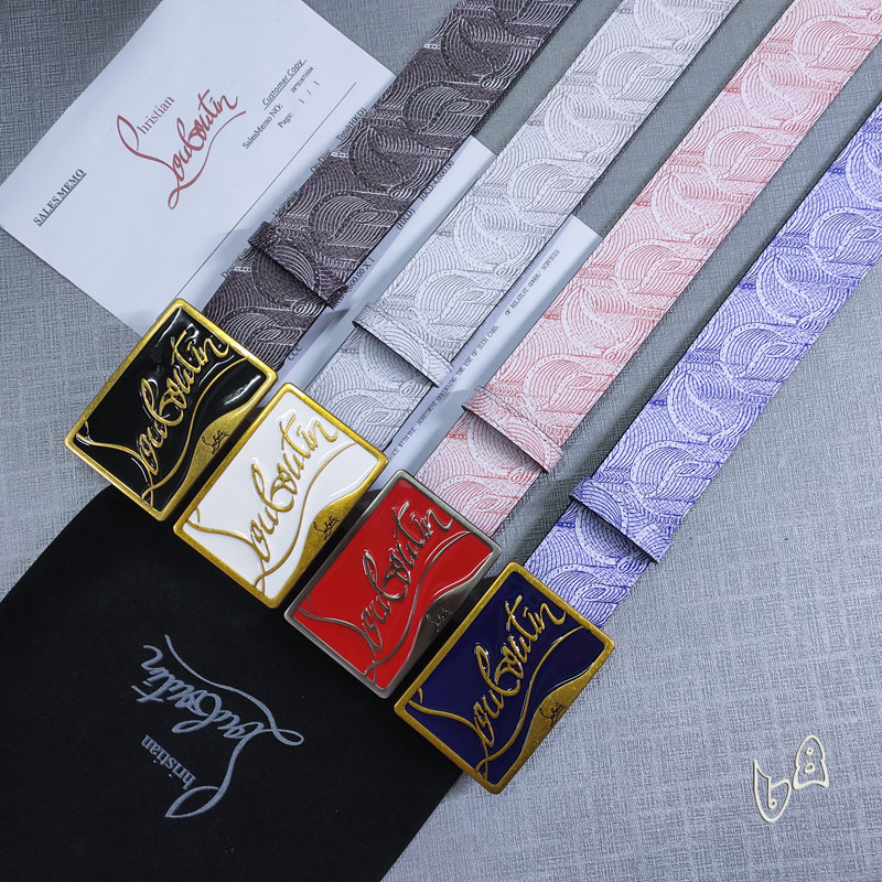 Louboutin belt 38mm 80-125cm  lb (27)