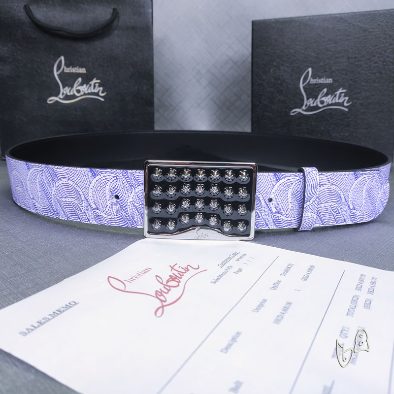 Louboutin belt 38mm 80-125cm  lb (4)