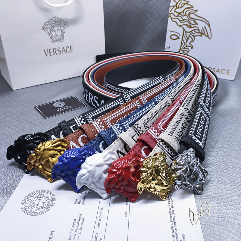 Versace belt 38mmX80-125cm lb (23)