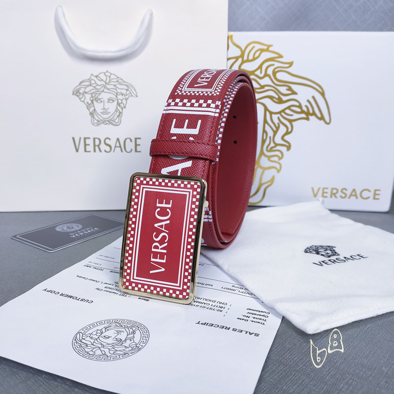 Versace belt 38mmX80-125cm lb (31)