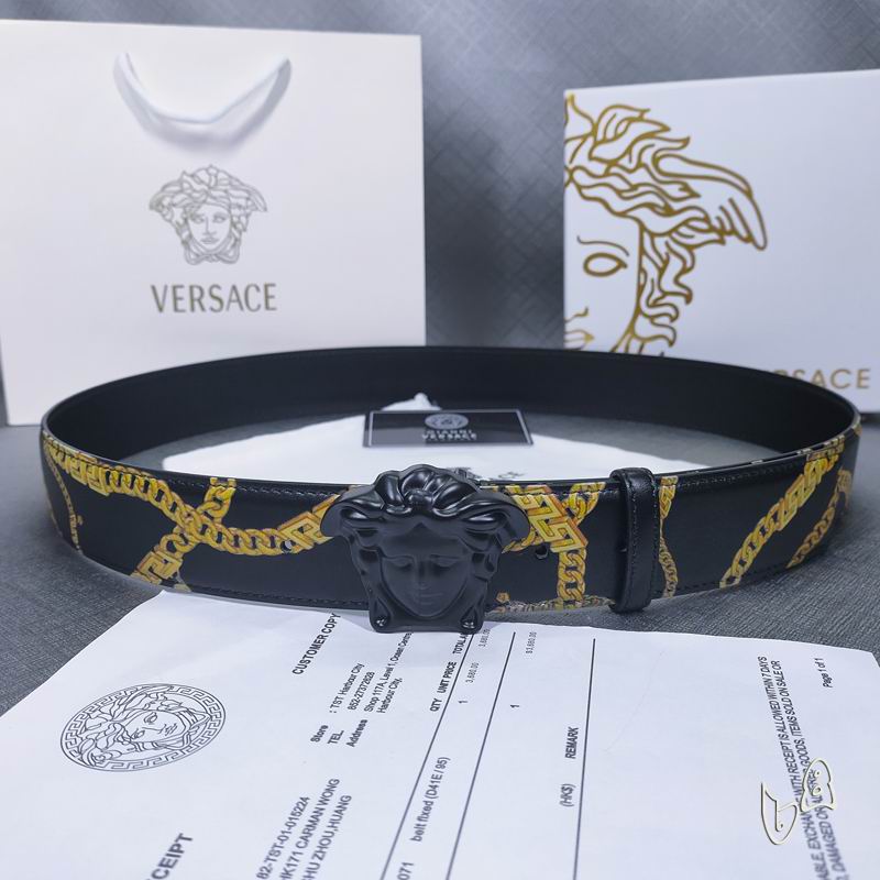 Versace belt 38mmX80-125cm lb (36)