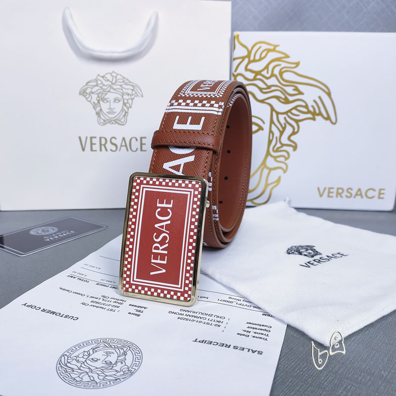 Versace belt 38mmX80-125cm lb (37)