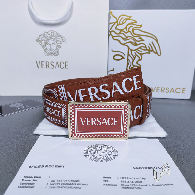 Versace belt 38mmX80-125cm lb (38)