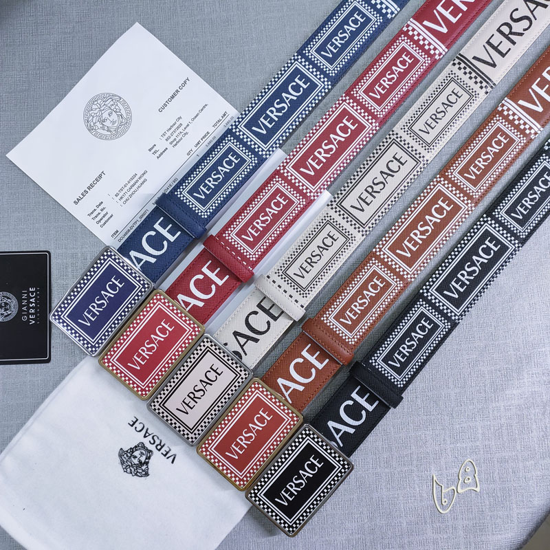 Versace belt 38mmX80-125cm lb (39)