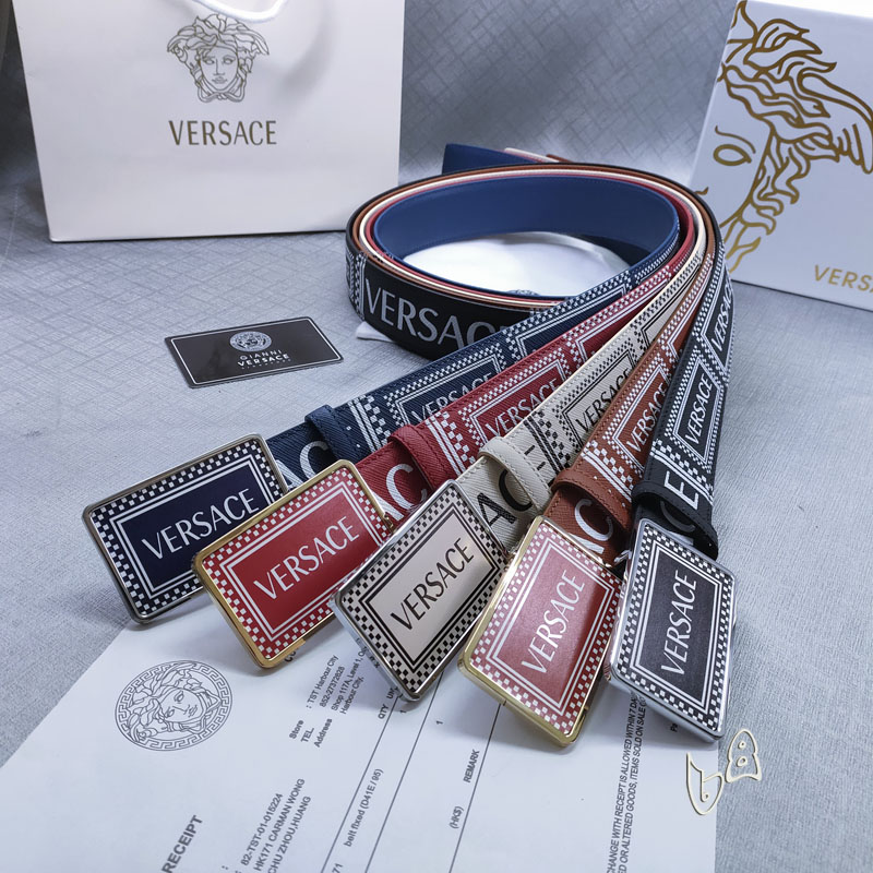 Versace belt 38mmX80-125cm lb (40)