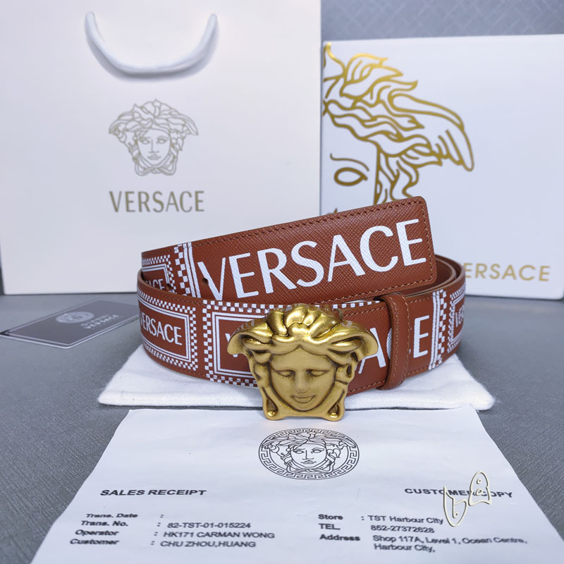 Versace belt 38mmX80-125cm lb (9)