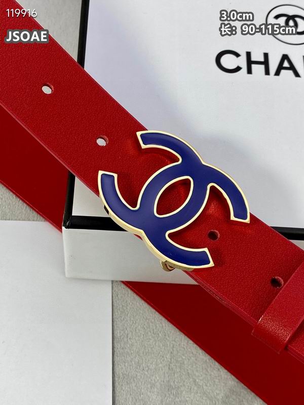 Chanel belt 30mmX90-115cm 8L (17)