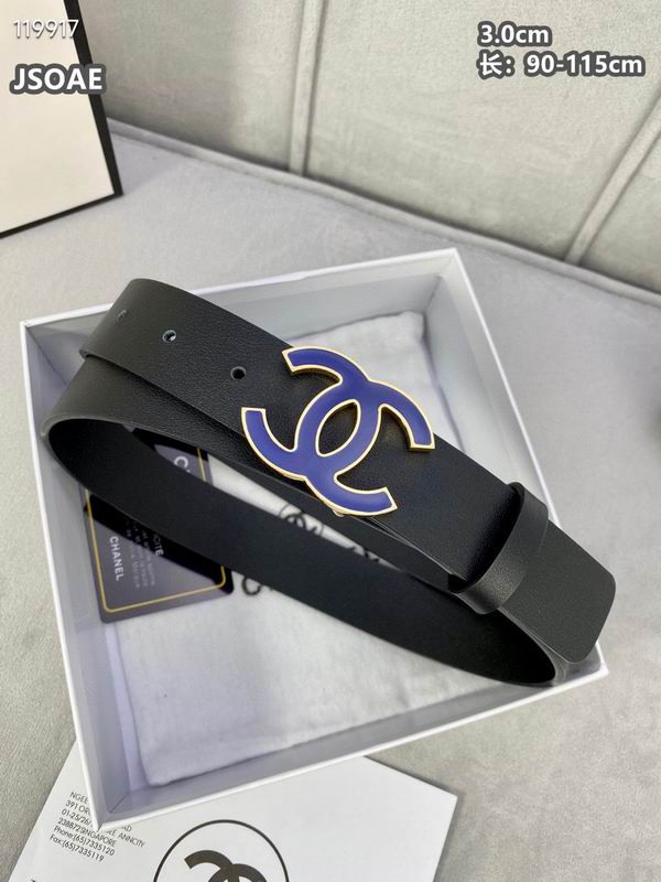 Chanel belt 30mmX90-115cm 8L (20)