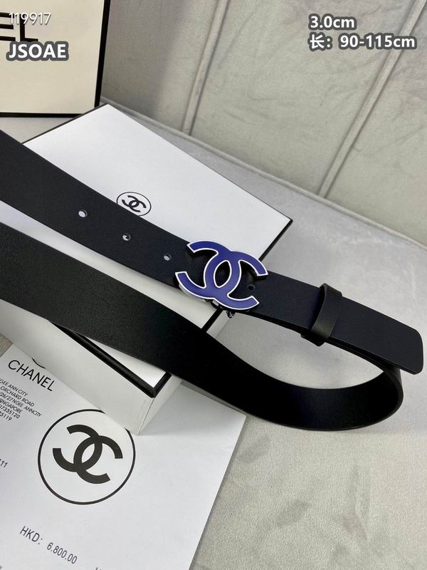 Chanel belt 30mmX90-115cm 8L (22)