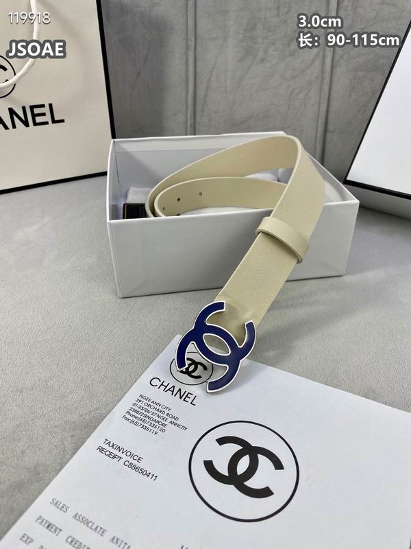 Chanel belt 30mmX90-115cm 8L (25)