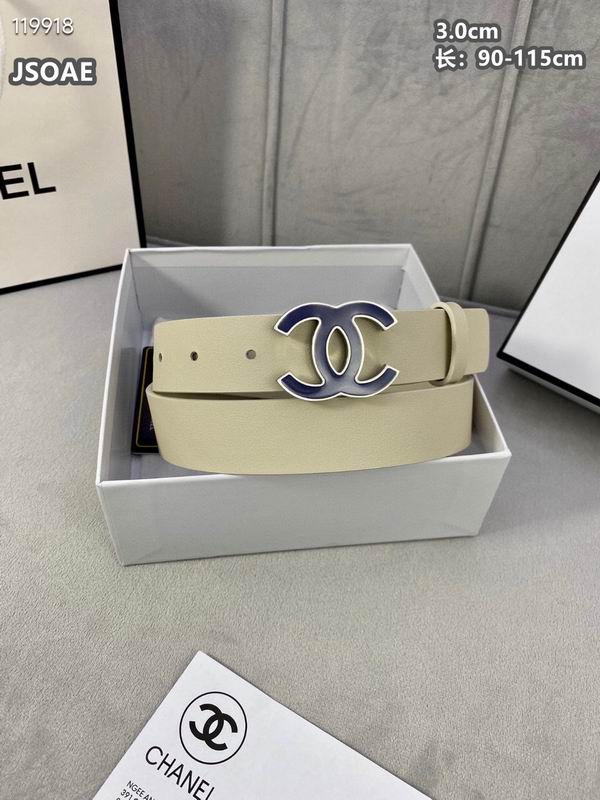 Chanel belt 30mmX90-115cm 8L (26)