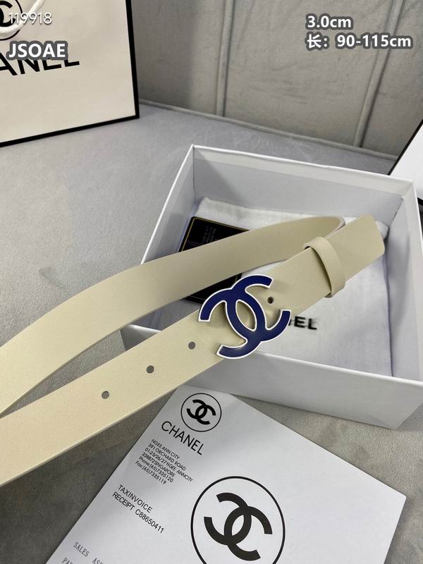 Chanel belt 30mmX90-115cm 8L (27)