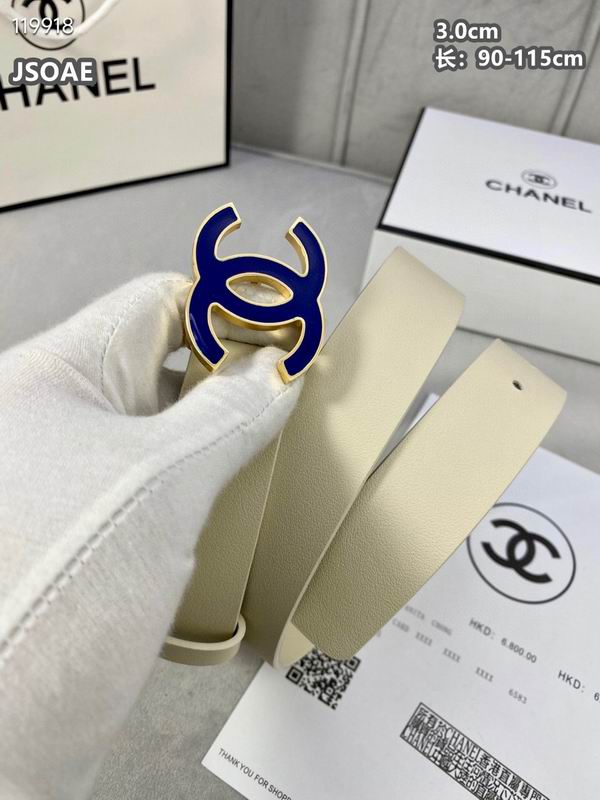 Chanel belt 30mmX90-115cm 8L (28)