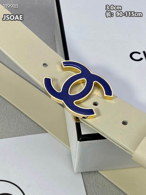 Chanel belt 30mmX90-115cm 8L (29)