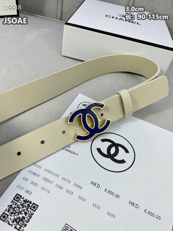 Chanel belt 30mmX90-115cm 8L (30)