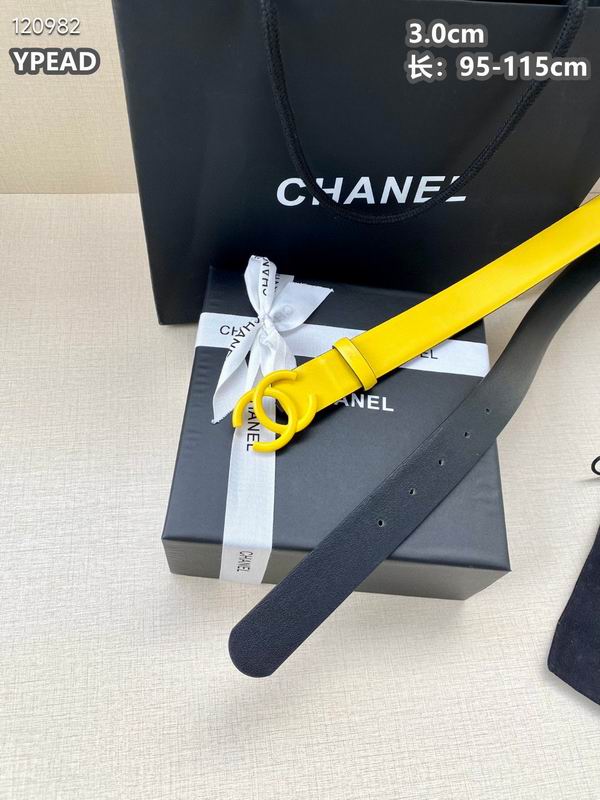 Chanel belt 30mmX95-115cm 8L (100)