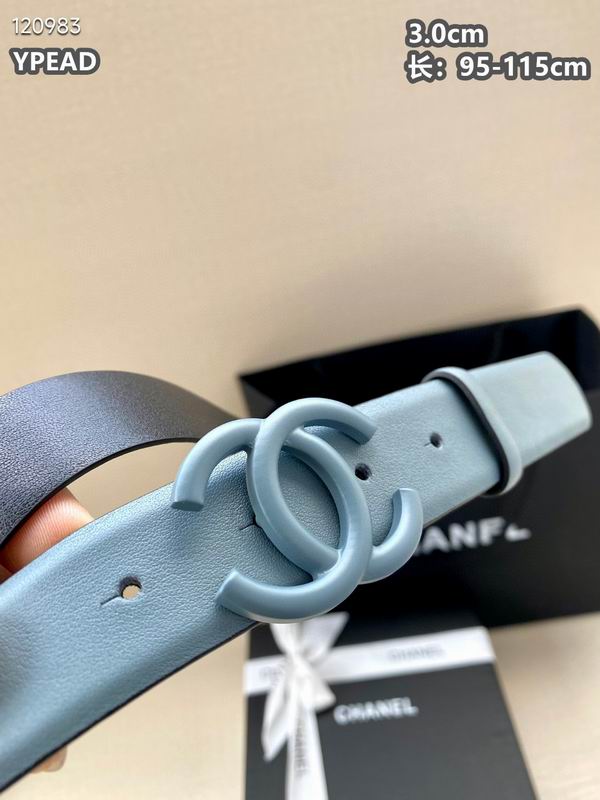 Chanel belt 30mmX95-115cm 8L (102)