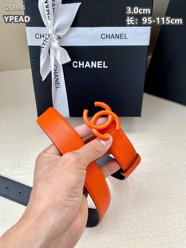 Chanel belt 30mmX95-115cm 8L (105)