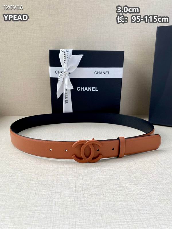 Chanel belt 30mmX95-115cm 8L (115)