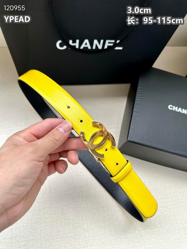 Chanel belt 30mmX95-115cm 8L (42)