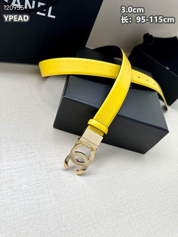 Chanel belt 30mmX95-115cm 8L (44)