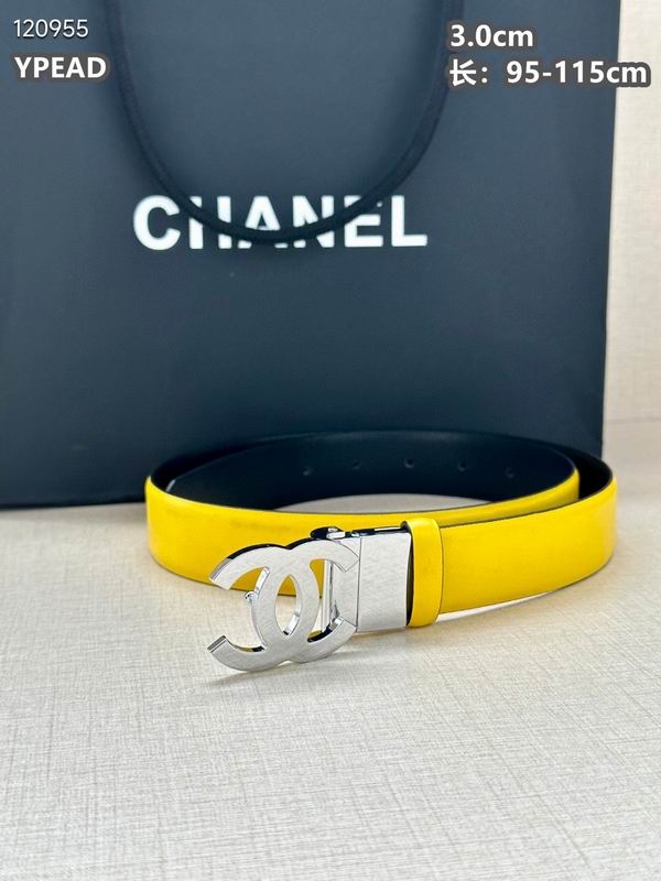 Chanel belt 30mmX95-115cm 8L (48)