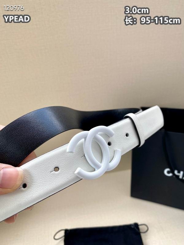 Chanel belt 30mmX95-115cm 8L (80)