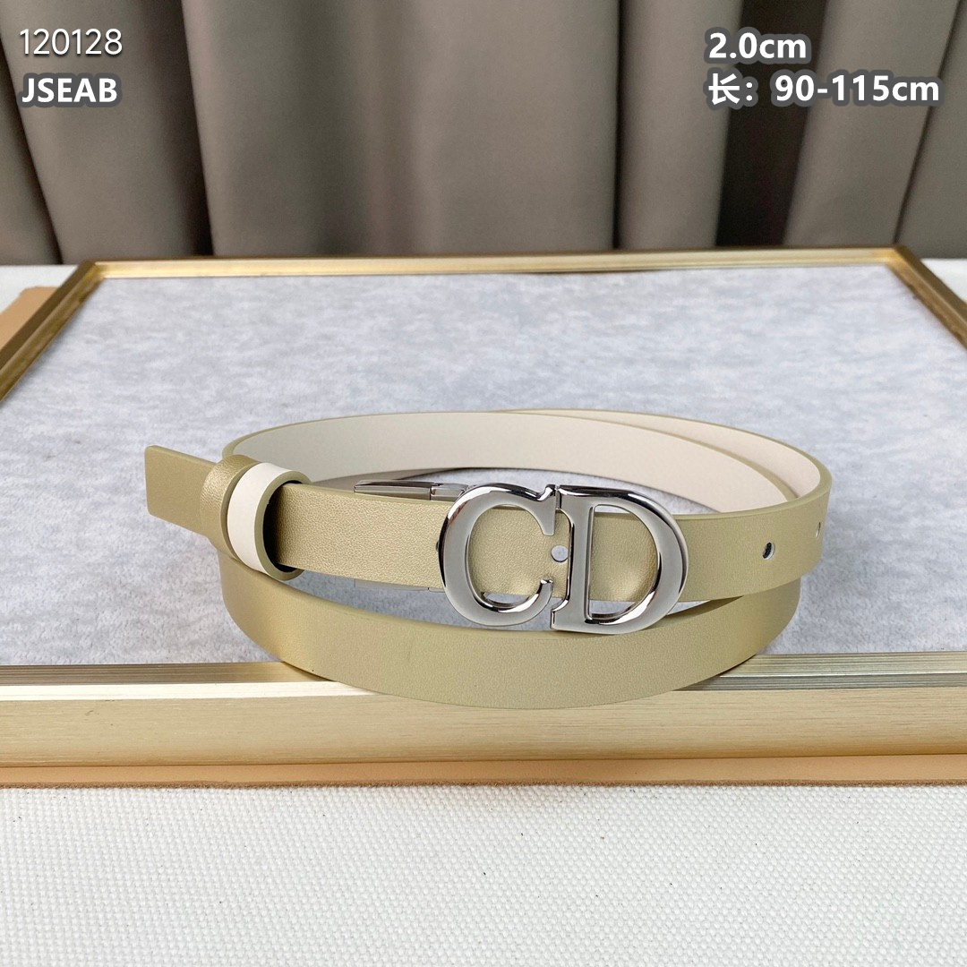 Dior belt 20mmX90-115cm 8L (1)