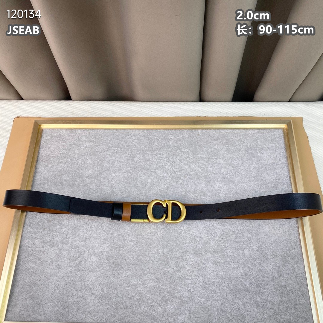 Dior belt 20mmX90-115cm 8L (34)