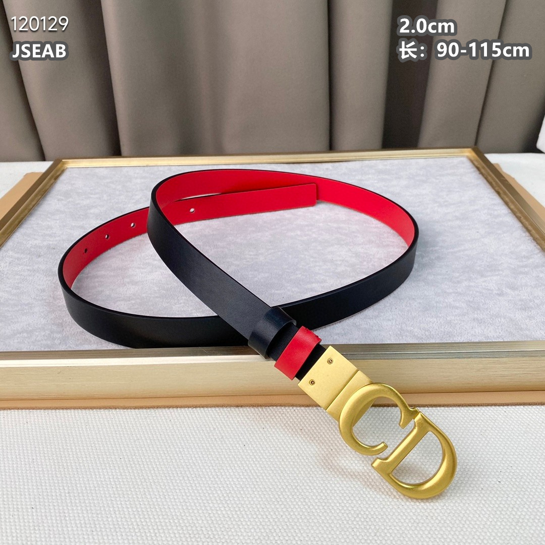 Dior belt 20mmX90-115cm 8L (8)