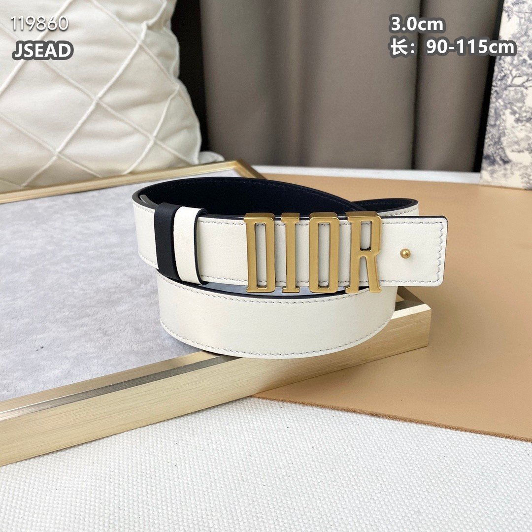 Dior belt 30mmX90-115cm 8L (15)