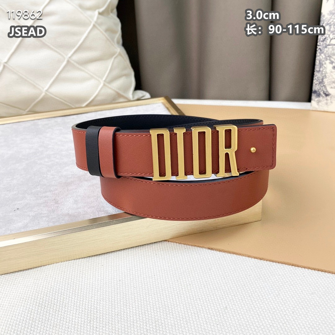 Dior belt 30mmX90-115cm 8L (22)