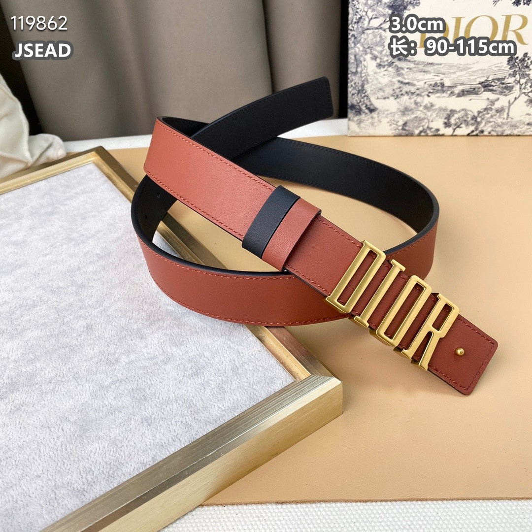 Dior belt 30mmX90-115cm 8L (24)