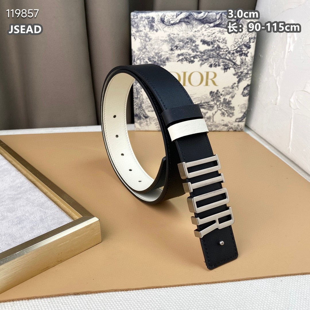 Dior belt 30mmX90-115cm 8L (4)