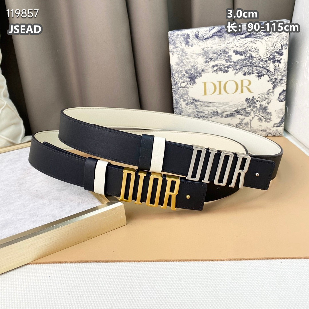Dior belt 30mmX90-115cm 8L (5)