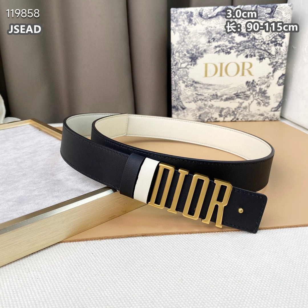 Dior belt 30mmX90-115cm 8L (8)