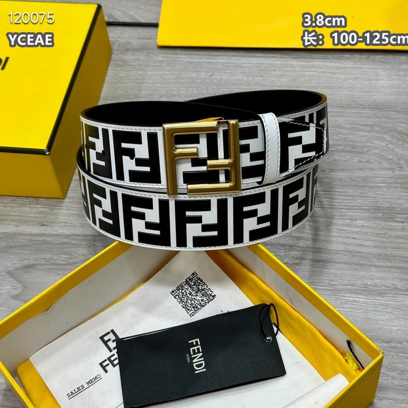 Fendi belt 38mmX100-125cm 8L (8)