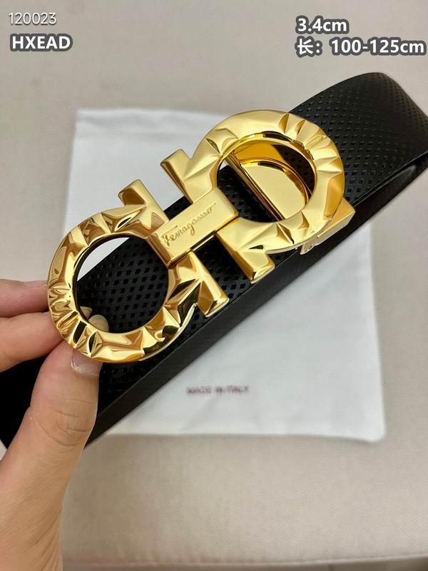 Ferragamo belt 34mmX100-125cm 8L (12)